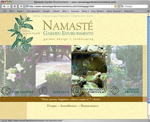 Namate Garden Environments - Home Page